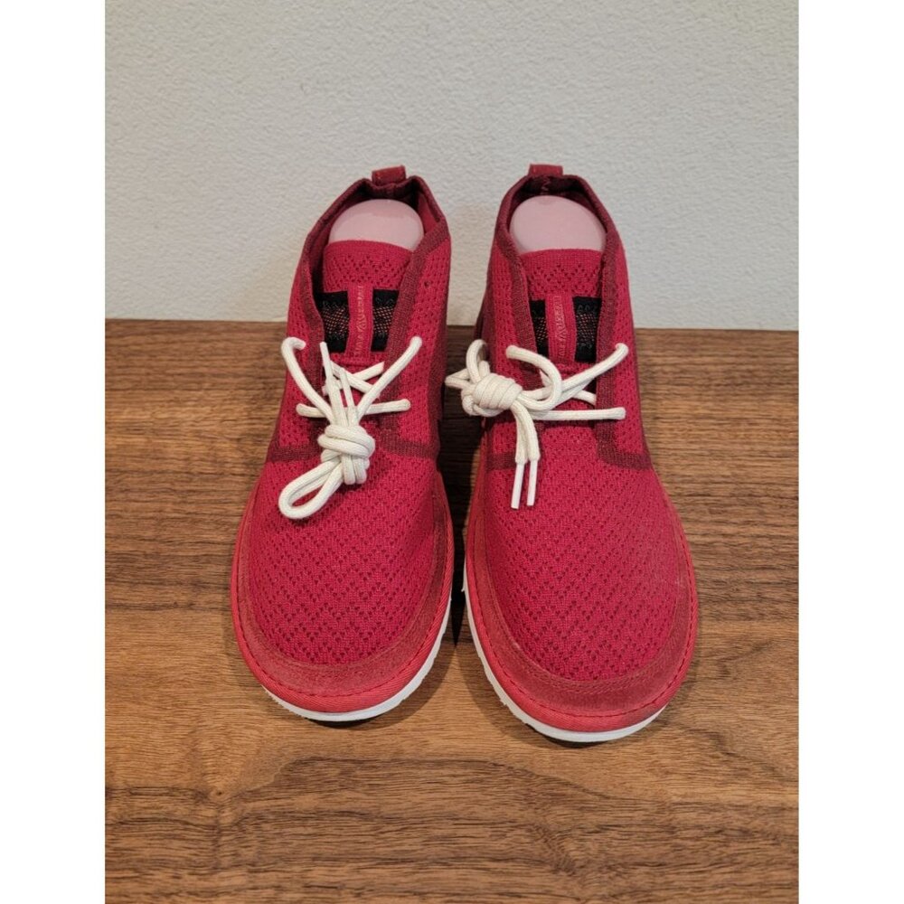 NWOB UGG For Men Neumel Hyperweave Wool / Suede Chukka Boots Flag Red US Size 9 - Picture 2 of 11